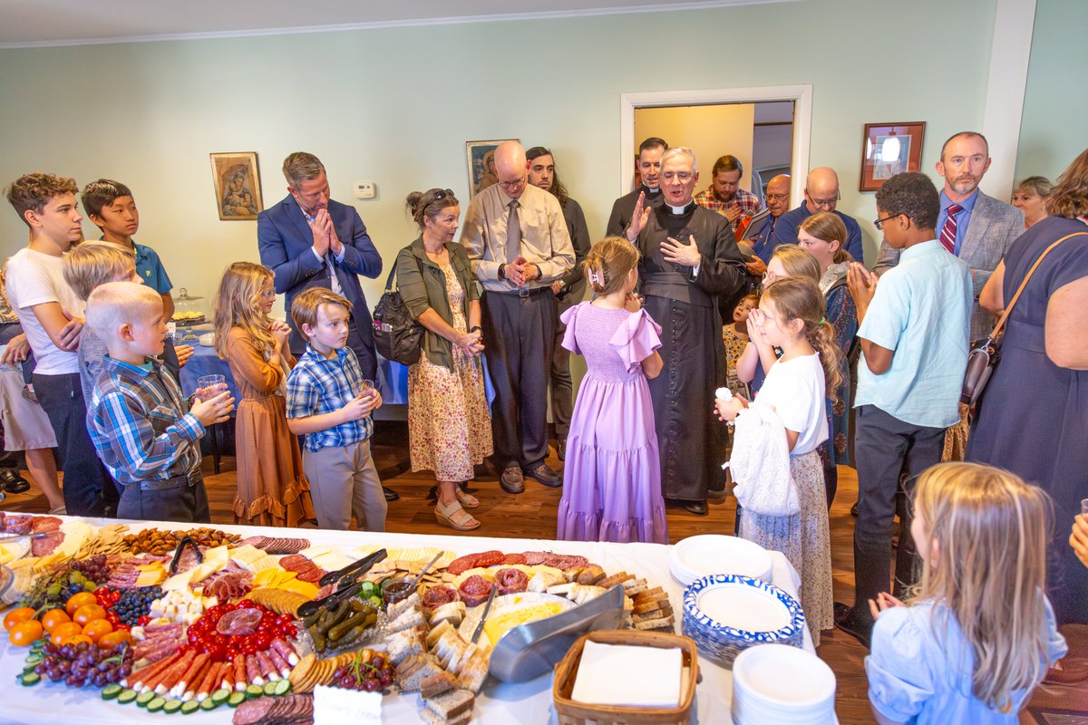 StLeoOratory's tweet photo. Celebration of 5th Anniversary of St. Leo Oratory on October 5, 2025.  We are grateful to Bishop Earl Fernandes for his letter of blessing on this occasion and for his paternal support, and to Canon Talarico for offering the Solemn Mass of the Solemnity of Our Lady of the Rosary. https://t.co/S00Pz8NGMx