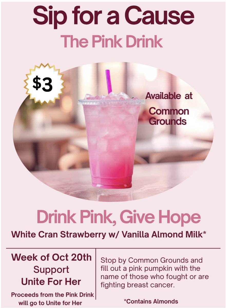 DRINK PINK!