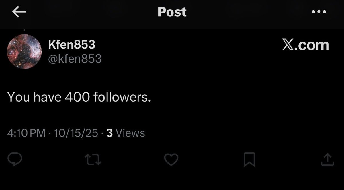 Hey <a href="/kfen853/">Kfen853</a> I’m not sure why you’d block immediately after our only interaction is you falsely claiming my follower count? While I’ve never claimed to have a huge following, at least I know how to read a number. I have 653 followers thank you very much, and the number increases