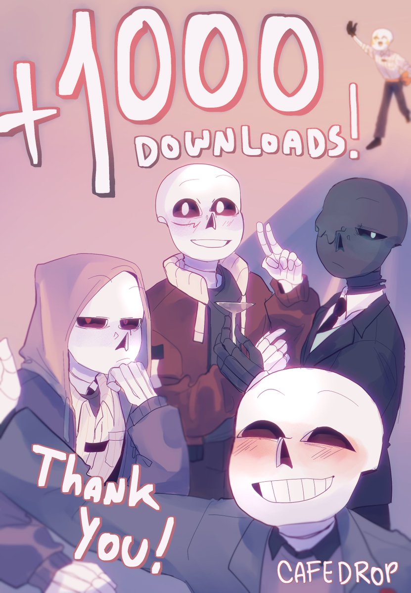 We've reached 1,000 downloads of the CafeDrop DEMO! Thank you so much, everyone! This is a huge achievement for me and motivates me to continue developing the game. Your support means a lot to me, so please share the game with others!

We are working on adding more languages :3