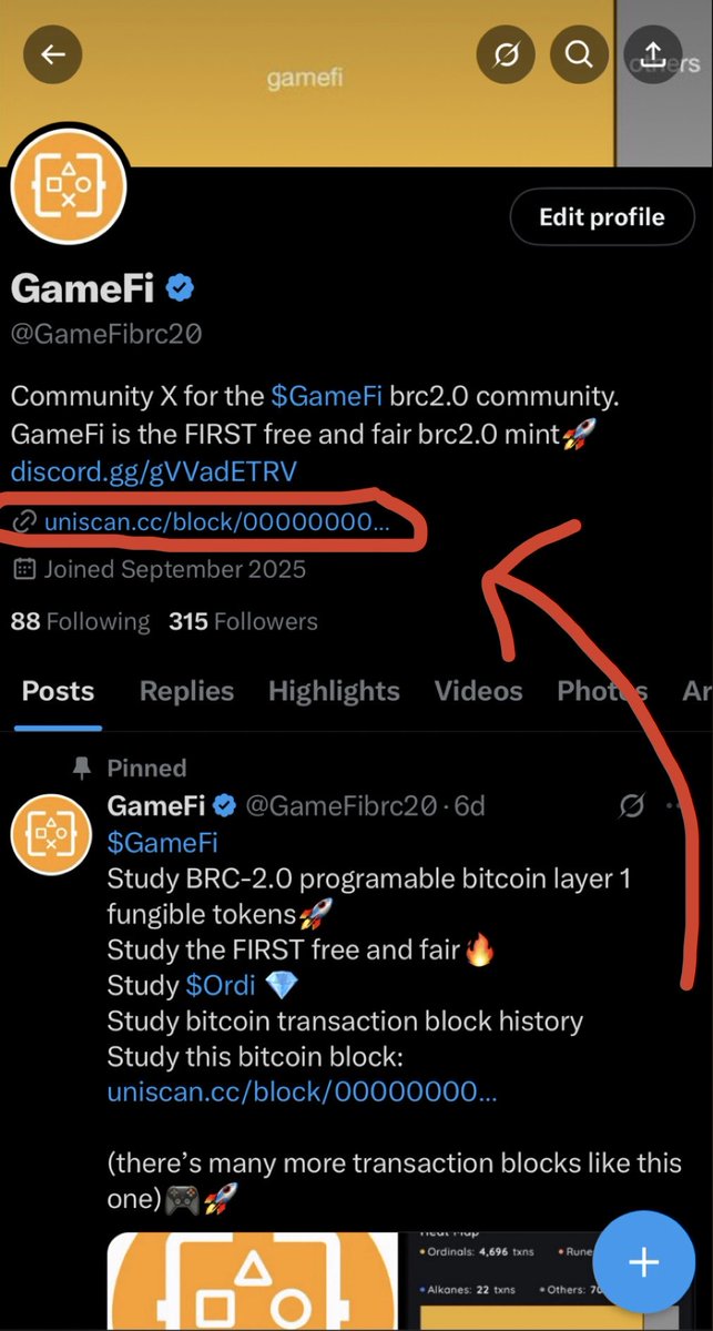 GameFibrc20's tweet image. If you’re new to $GameFi you might want to check this block out. This is what you call POW (proof of work) in real time🍊