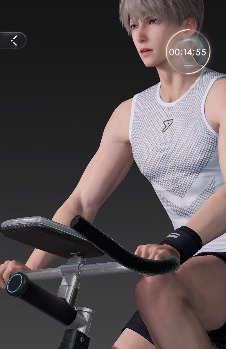 Using the workout function to actually work out&lt; using it while writing fanfiction for goon material