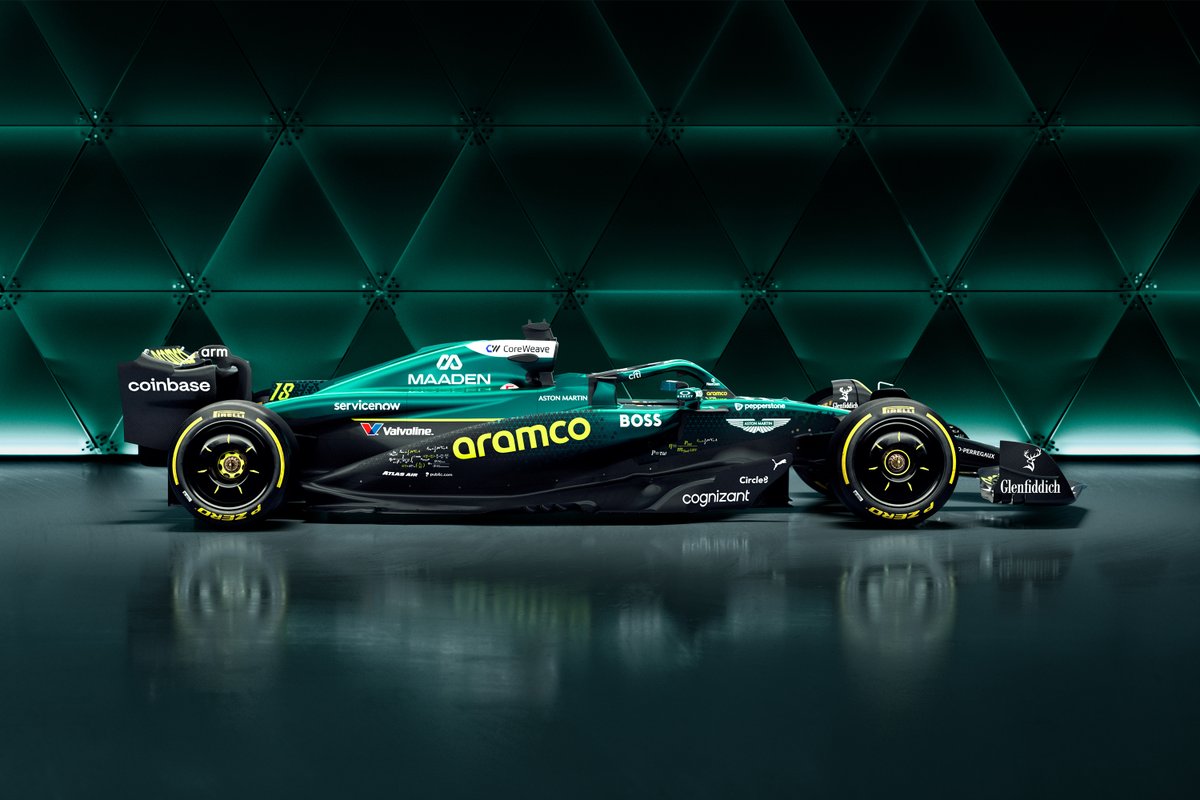 AstonMartinF1's tweet photo. Look closer. See the Science with our #USGP livery. #Aramco https://t.co/8UMrB8pdMi