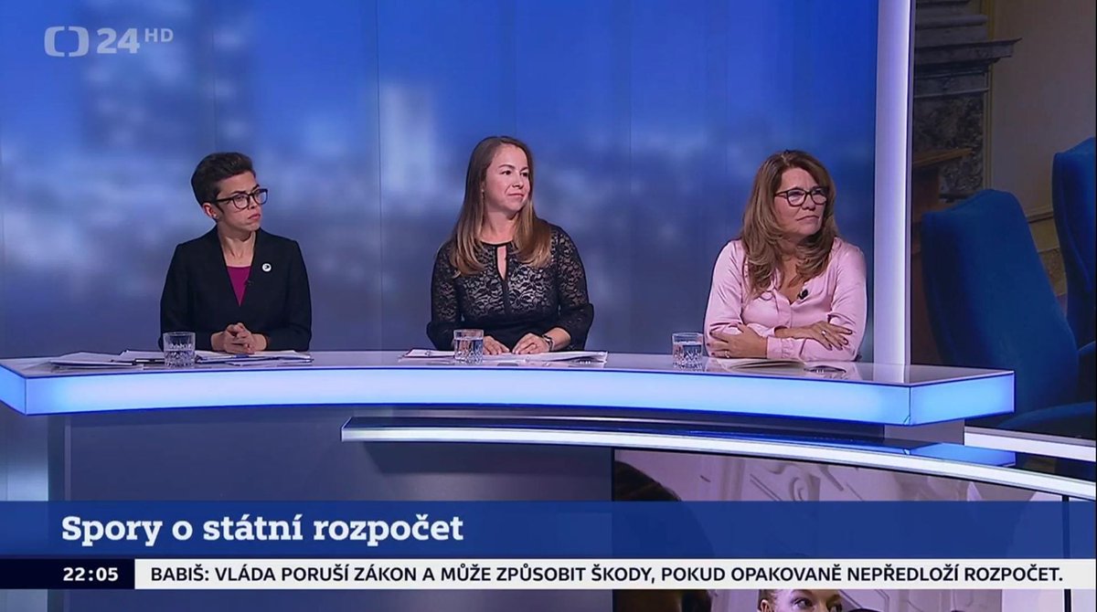 Tři zástupkyně opozice. Proč se ale do televize neodváží zástupci vznikající vládní koalice?

Pokud má být země stabilní, nemůže být rukojmím osobních problémů jednoho muže.

Pominu teď šílené kauzy okolo kandidáta na ministra zahraničí. Není tajemstvím, že Motoristé ani SPD