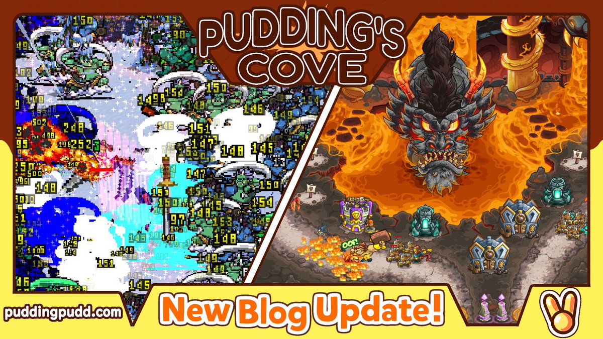 PuddingCove's tweet image. { #Blog #Blogpost }
I just updated my blog!
Today’s topics are: Vampire Survivors and Kingdom Rush 5: Wukong's Journey!
You can read this blog update with the link below!