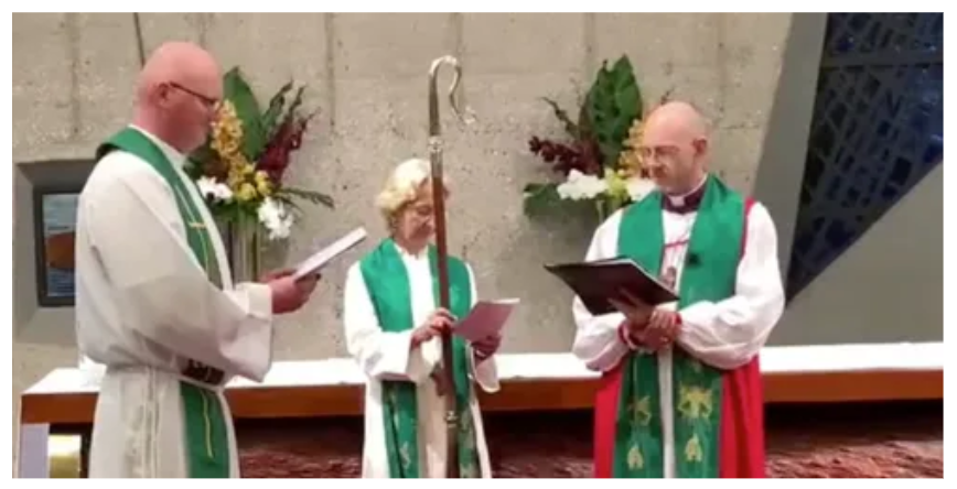 16 October 2020: installation of the Rev. Robert Llewellyn, Rector of St Paul's, Gloucester (Diocese of Newcastle), in Christ Church Cathedral, as eighth Dean of Darwin. #anglican #5years