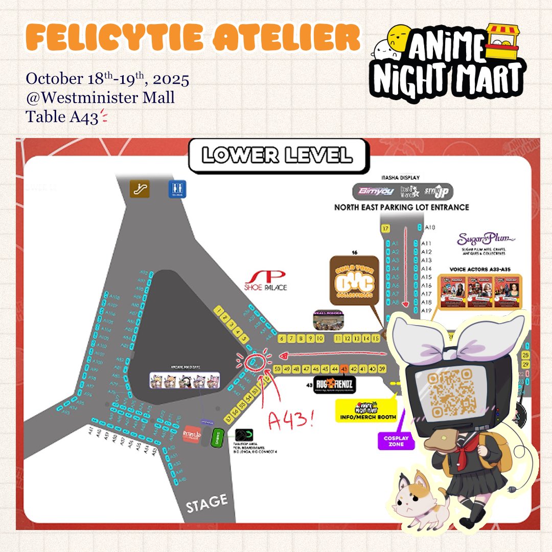 Felicytiee's tweet photo. Hello!! Attaching my catalogue for Anime Night Mart this weekend at the Westminster Mall! 🥳 https://t.co/u7EJ9ufyQg