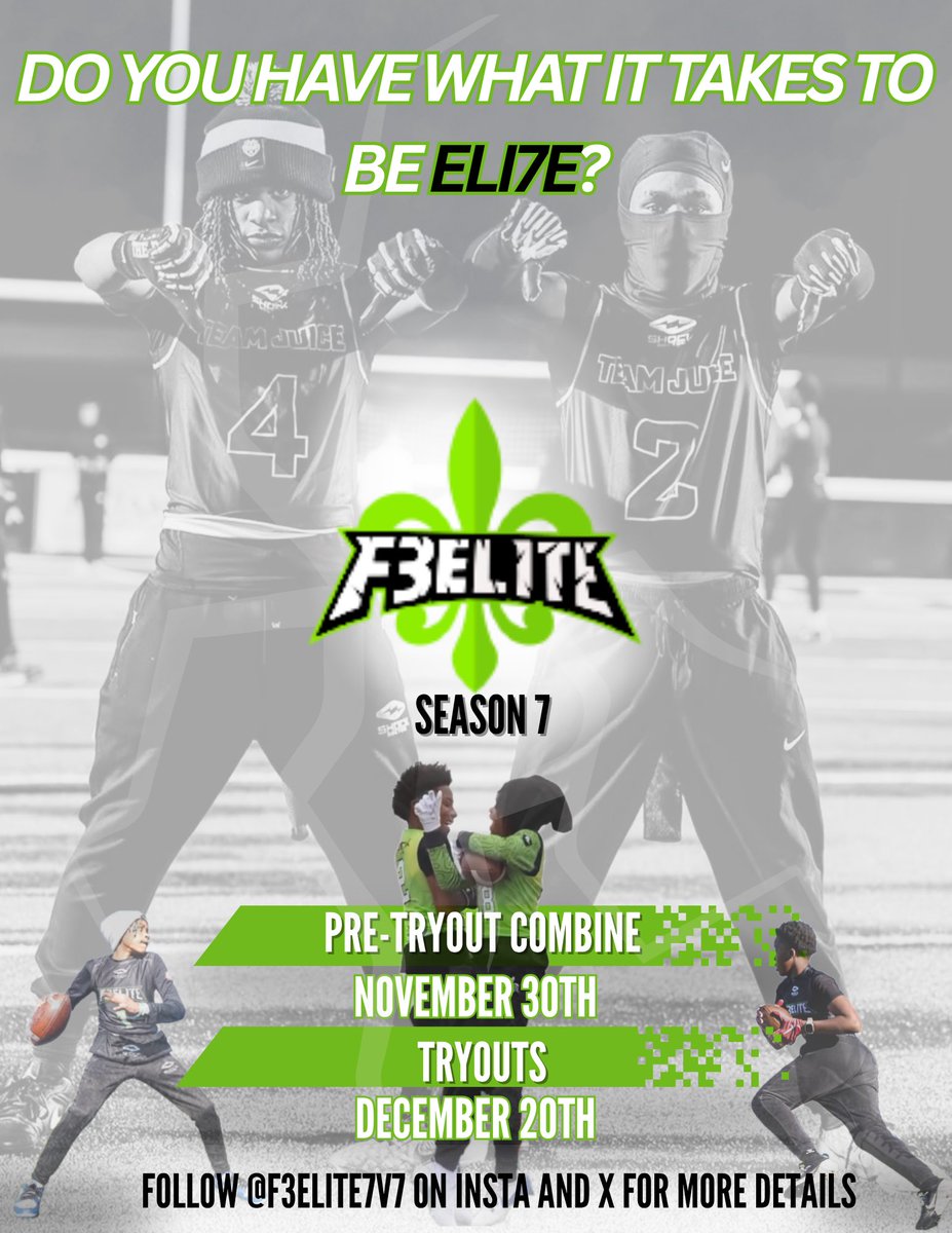 Is it in you? Want to be a part of greatness? Save the date 📅 sign up info coming soon!!