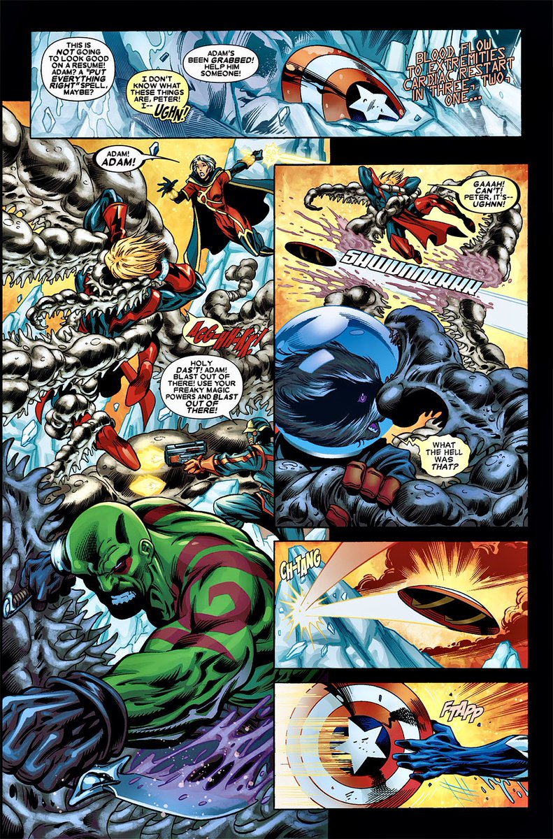dano_cosmic's tweet photo. Wish we would have had this moment in the MCU.
✨
Guardians of the Galaxy #2 (Vol. 2, 2008)
✨
W-#DanAbnett/#AndyLanning,A-#PaulPelletier,I-#RickMagyar,C-#NathanFairbairn,L-#JoeCaramagna
✨
#GuardiansoftheGalaxy #GotG #VanceAstro #MajorVictory #Marvel #MarvelComics #MarvelCosmic https://t.co/imZGC4YyHu