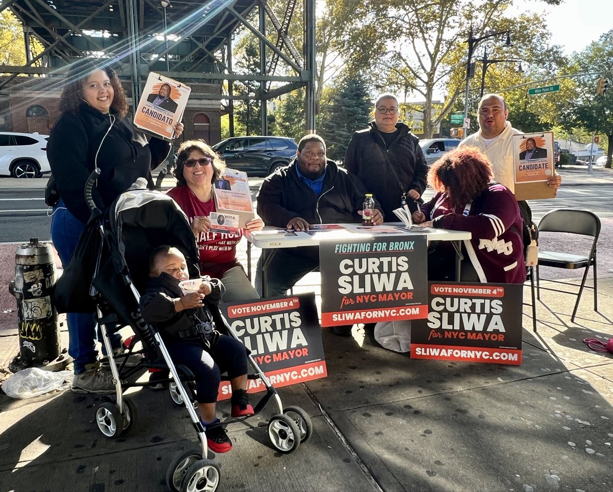 gonzalodurannyc's tweet photo. Today’s Get Out The Vote campaign for Curtis Sliwa for Mayor, alongside City Council District 12 candidate James Washington-award and Grace Marrero for Bronx Borough President. 

Want to join the fight!

Sign up: https://t.co/K4Mf0yaXh8

Email at: gonzalodurannyc@gmail.com https://t.co/sq3UNWFvd0