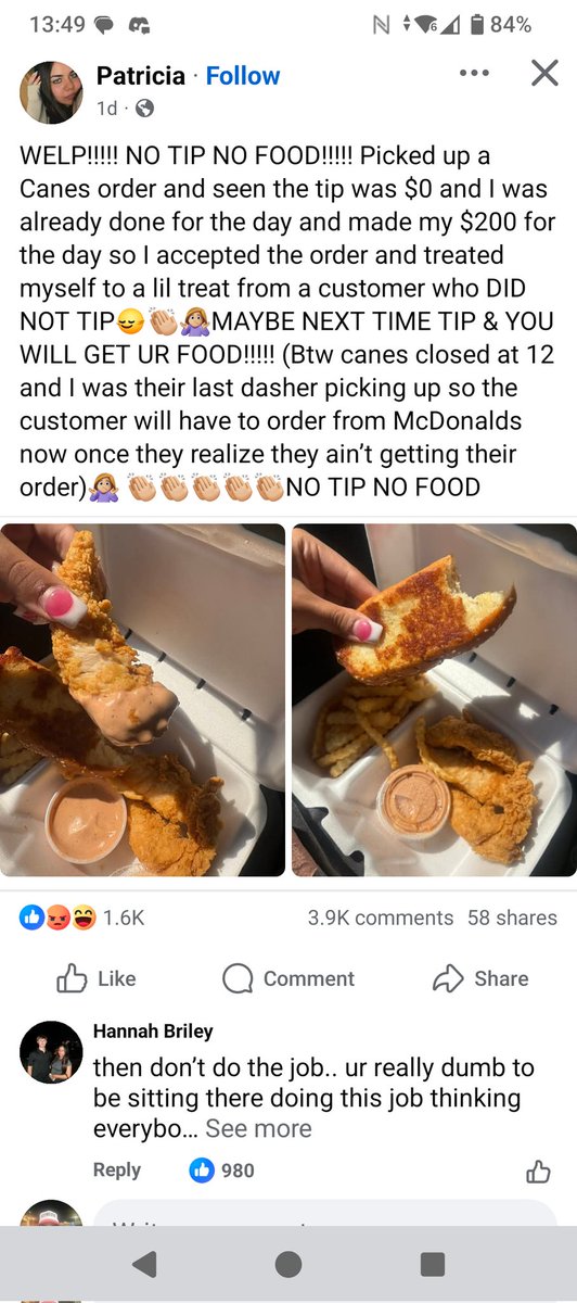 Hey <a href="/DoorDash/">DoorDash</a> <a href="/DoorDash_Help/">DoorDash Help</a> not my order but somebody posted this. And they have an email address on their profile. Want me to DM it to you so you can ban this dasher?