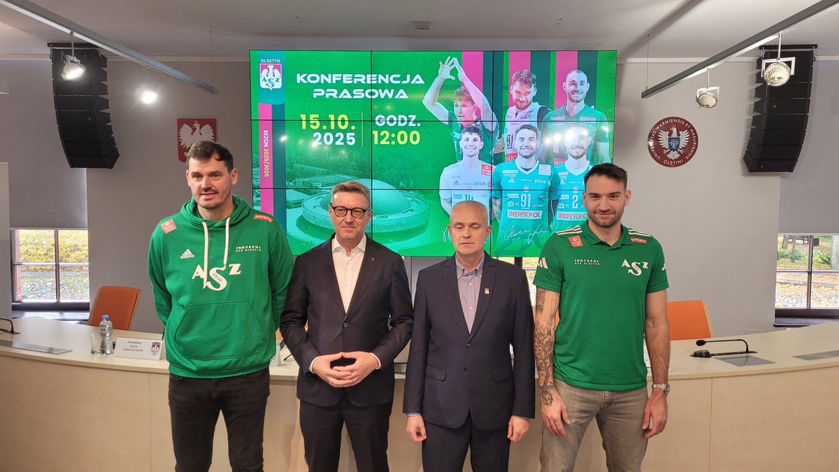 "To wyjątkowy sezon, w którym obchodzimy 75-lecie istnienia" - Tomasz Jankowski prezes <a href="/indykpolazs/">Indykpol AZS Olsztyn</a> 
"Z okresu przygotowawczego jestem zadowolony, chcemy awansować do play-off, stać nas na to" - trener AZSu Daniel Pliński <a href="/PlinaPlinski/">Daniel Pliński</a> 

Do boju Panowie! 🔥