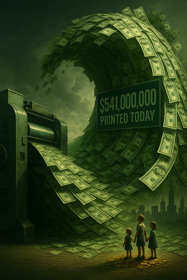 Unlimited fiat, only 21 million #Bitcoin