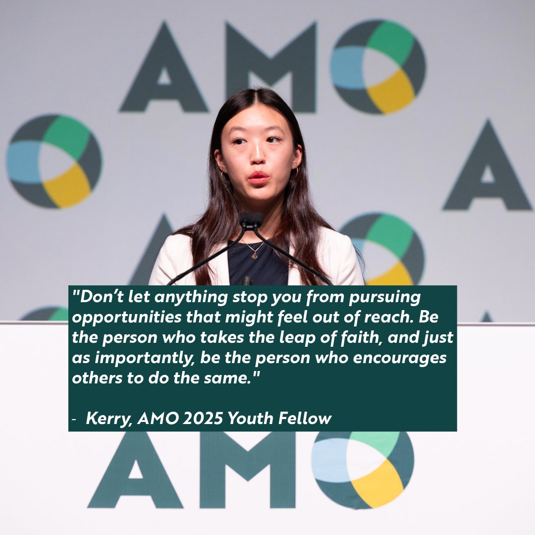 The AMO 2026 Youth Fellowship applications are open until October 30th. Share this post with your networks or young people you think would be interested! More information is linked in the comments.

#OnPoli #AMOYouthFellowship