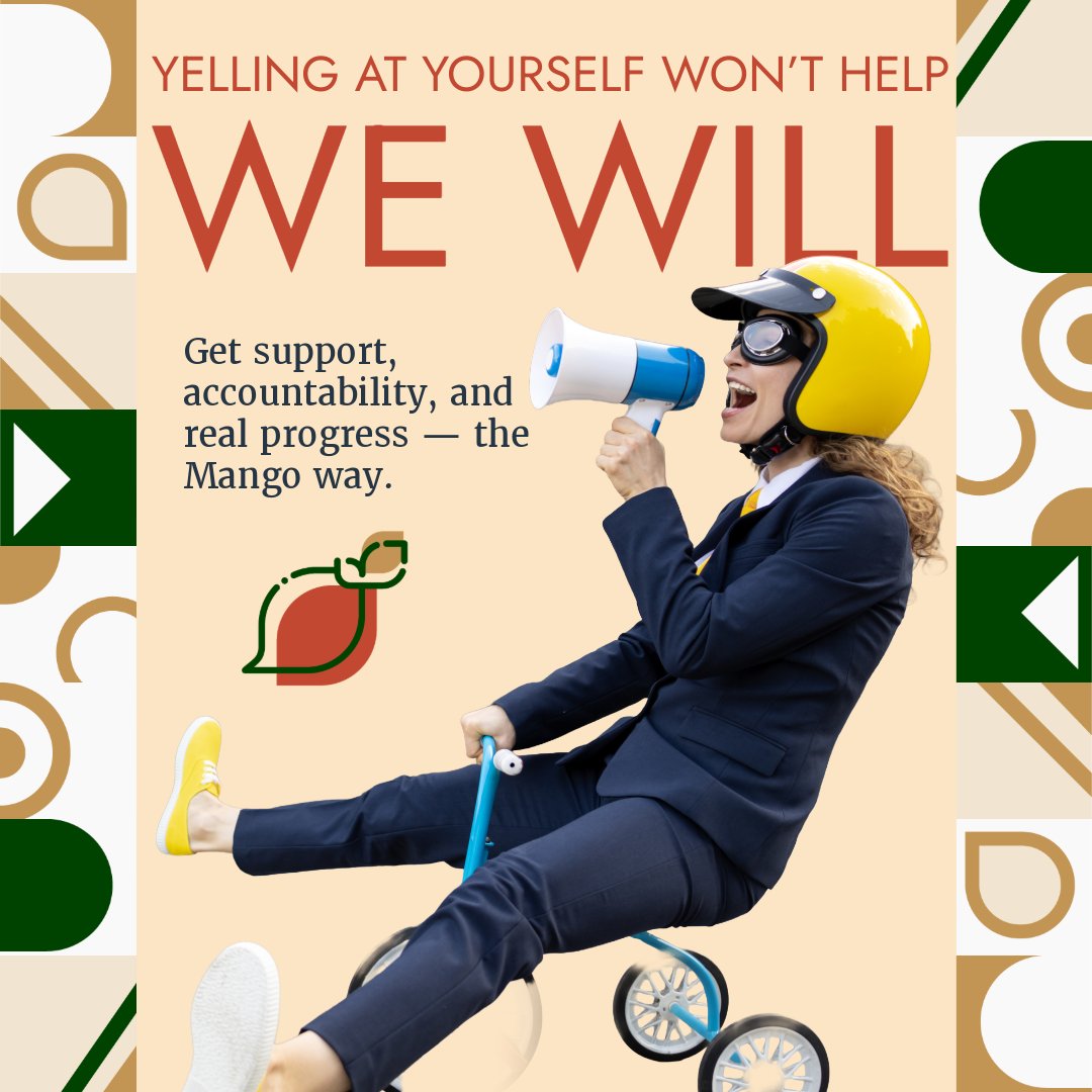 GoMangoApp's tweet image. Stop trying to out-yell your to-do list. 🥭 😆
We’ve got better ways to get things done — community, accountability, and a little bit of fun.
#gomangoapp #adhdlife #executivedysfunction #productivitywithoutpressure #accountabilitycommunity #adhdsupport