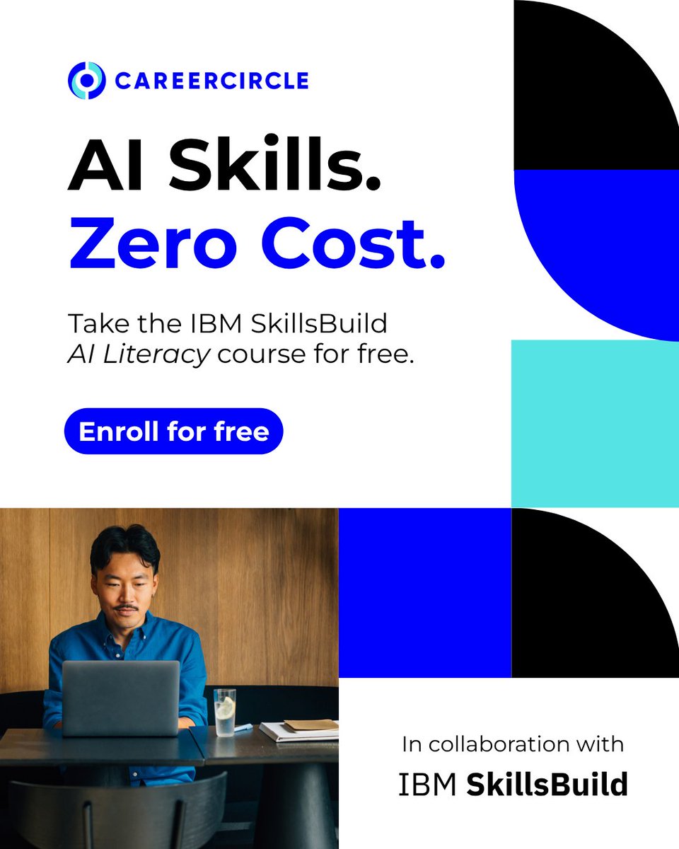 Make your resume stand out with in-demand AI skills.

We've partnered with @‌IBM #SkillsBuild to bring you "AI Literacy" for FREE. It's a tangible skill you can highlight in your next interview.

Get started here: hubs.la/Q03N7rBC0