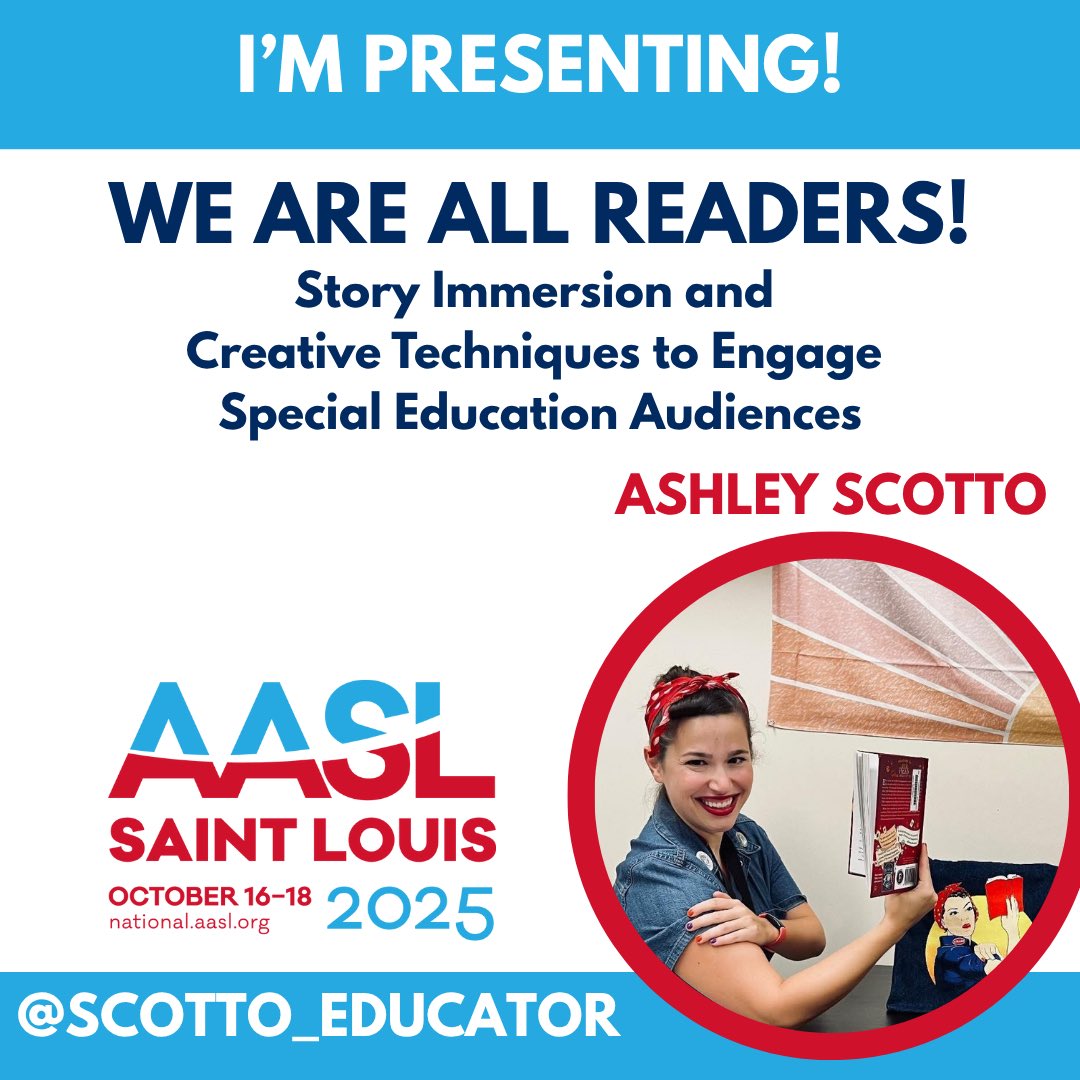 This is the one we’ve been working toward. Can’t wait to share what <a href="/BethpageUFSD/">BethpageUFSD</a> &amp; our libraries do for our students! #AASL25