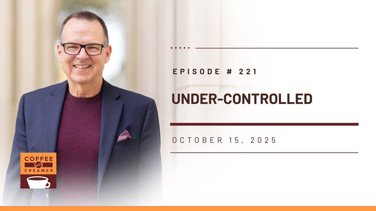 #221 Under-Controlled
The best outcome may be the one you don’t expect.

ow.ly/1SeM50X8KNl