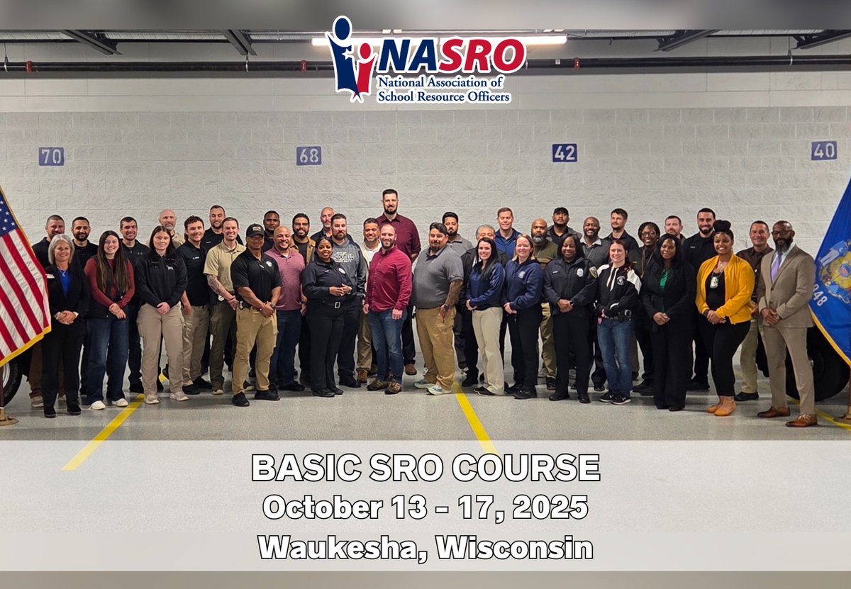 NASRO_Info's tweet photo. NASRO Instructors Kelly DeJonge and Terance Smith teaching the NASRO Basic SRO Course in Waukesha, Wisconsin. https://t.co/gP2JtUS0MR