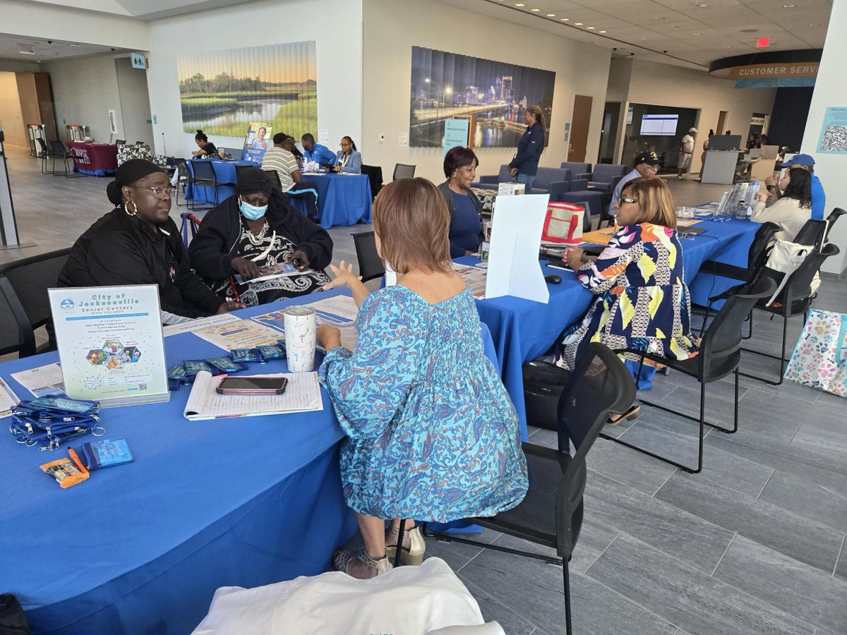NewsfromJEA's tweet image. Our community is the heart of our work. Our monthly Senior Day is a one-stop shop resource fair to assist seniors.

We’re grateful to our nonprofit partners and agencies that help us serve our seniors each month. #BuildingCommunity