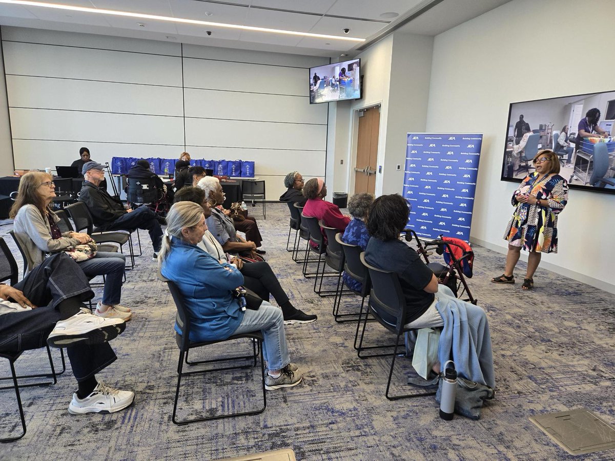 NewsfromJEA's tweet image. Our community is the heart of our work. Our monthly Senior Day is a one-stop shop resource fair to assist seniors.

We’re grateful to our nonprofit partners and agencies that help us serve our seniors each month. #BuildingCommunity