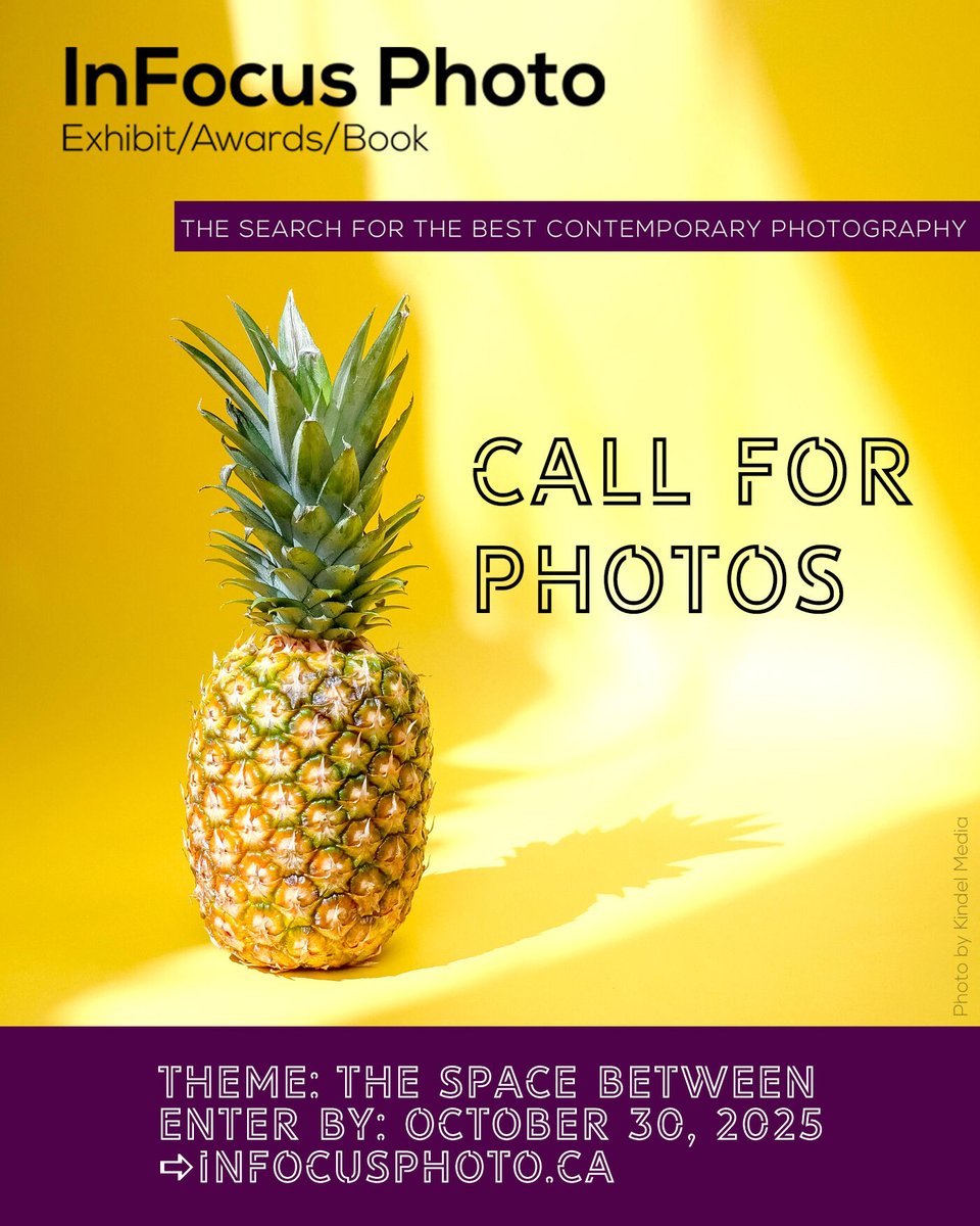 There are still a few weeks left to submit to InFocus Photo 2026!

All photographic styles, genres, and approaches are welcome.
All skill levels are welcome.
Deadline: Thursday, October 30, 2025