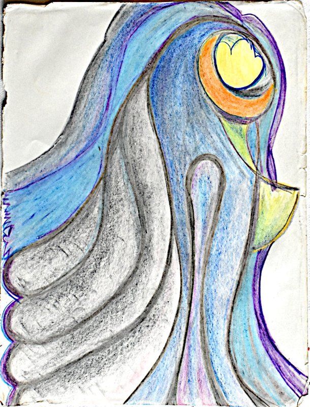 ABANDON MUSE, 2010-11ish
Colored Pencil on Sketchbook Paper
If I had only met her, things would have been different..