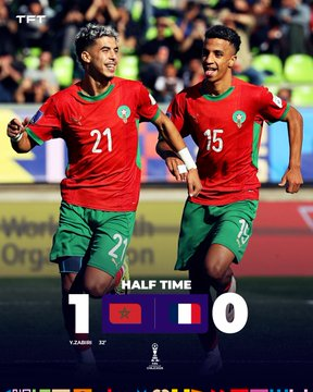 بداية الشوط 2  
 
المغرب1 # 0 فرنسا 
رابط المباراة  🇲🇦 ✖︎ 🇫🇷  :  tiny.cc/9cvt001

#framaroc #marfran #U20WC