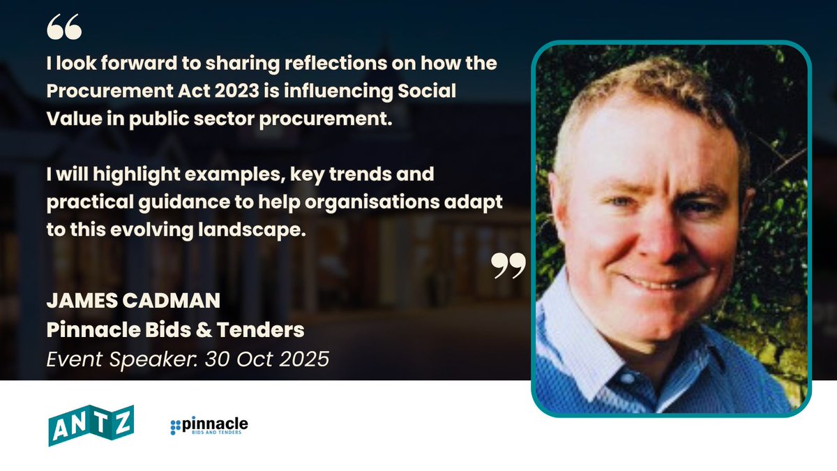 #ManchesterNetworkingEvent!

#BookNow at bit.ly/antz20251030 to #JoinTheConversation 30 Oct | 2-4 pm | WA15 8XW.

Hear how ANTZ network partner <a href="/PinnacleBids/">Pinnacle Bids and Tenders</a> does business differently to grow commercially &amp; deliver local #SocialImpact.

#SocialValue #NetworkingWorks