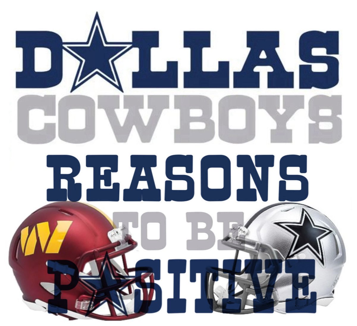 kenfigkowboy's tweet photo. ➕REASONS TO BE POSITIVE➕
🆚 #Commanders 

The Cowboys offense is averaging 331 passing yards per game at home, most in the NFL. 

The Commanders defense is allowing 252 passing yards per game on the road, 9th-worst in the NFL. 

#RTBP #PositiveVibes #DallasCowboys https://t.co/qkn5n0gQLO