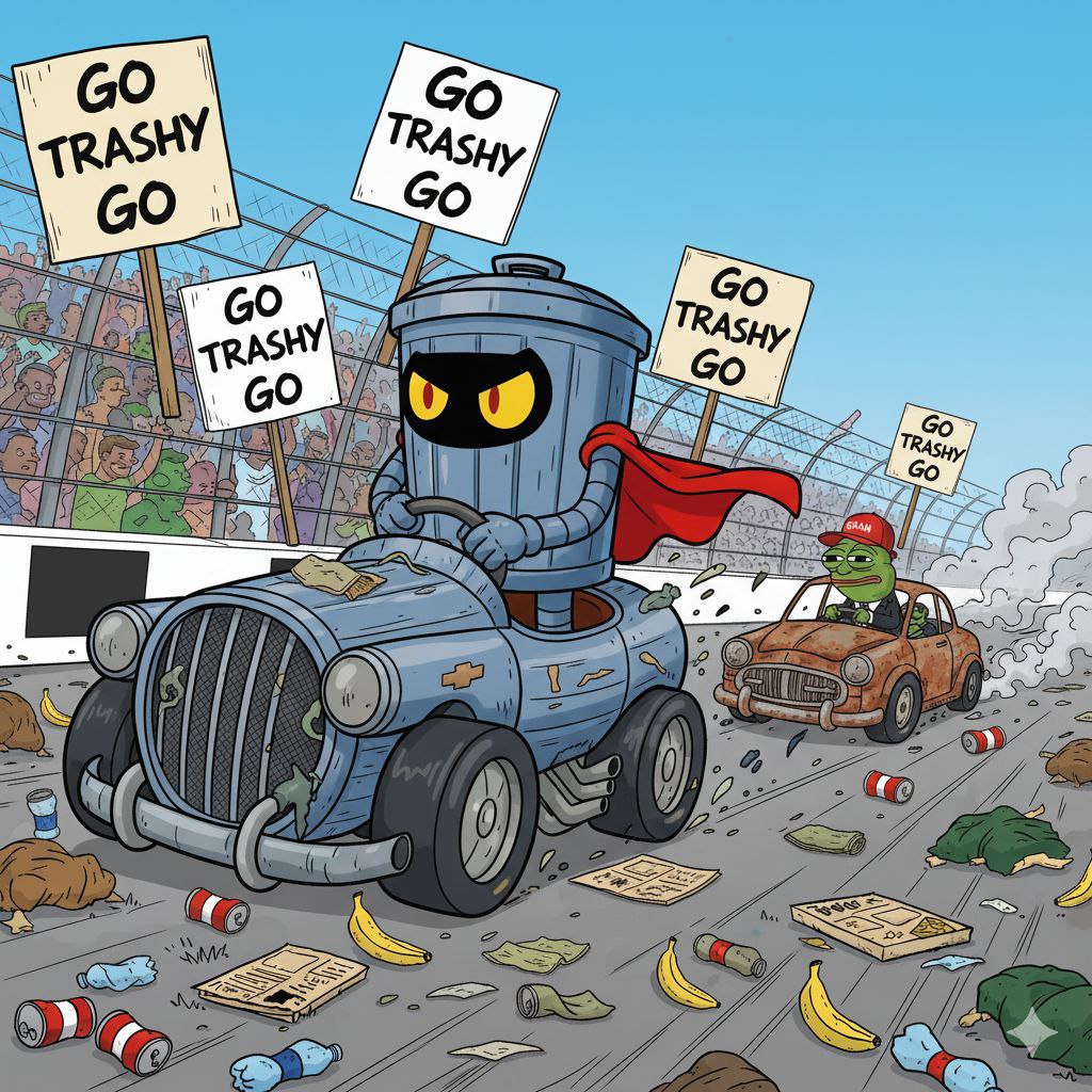 Trashy is out the bin and straight into legend status 🌍

📷 The trash fam is raiding, floors filling, bags overflowing. Time to roll with the baddest can in crypto!

#Trashy #sol #memecoins #Dowge