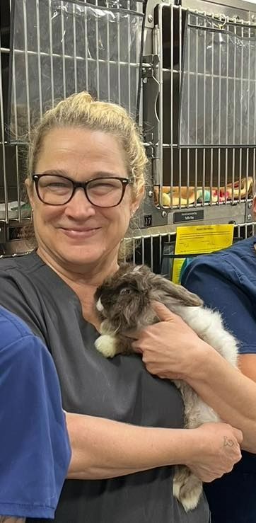 SNAPspayneuter's tweet image. ✨ It’s #VetTechWeek! ✨
Shoutout to Kristin, Kennel Assistant at SNAP North! 💙 She started as a bunny clinic volunteer in 2022 &amp;amp; is now an Approved Vet Assistant + founder of Roger’s Garden, helping fund rabbit spay/neuter! 🐰🌿

#SNAPSanDiego
#ThankYouVetTechs