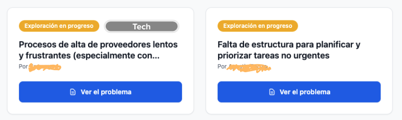 No todos los problemas se resuelven con Tecnología. Ni por cerca. 

Algo que me gusta del beta de Prown HQ es lo bien que está clasificando oportunidades que son 'tech-friendly' vs. las que no lo son porque tienen que resolverse antes en otros planos humanos.