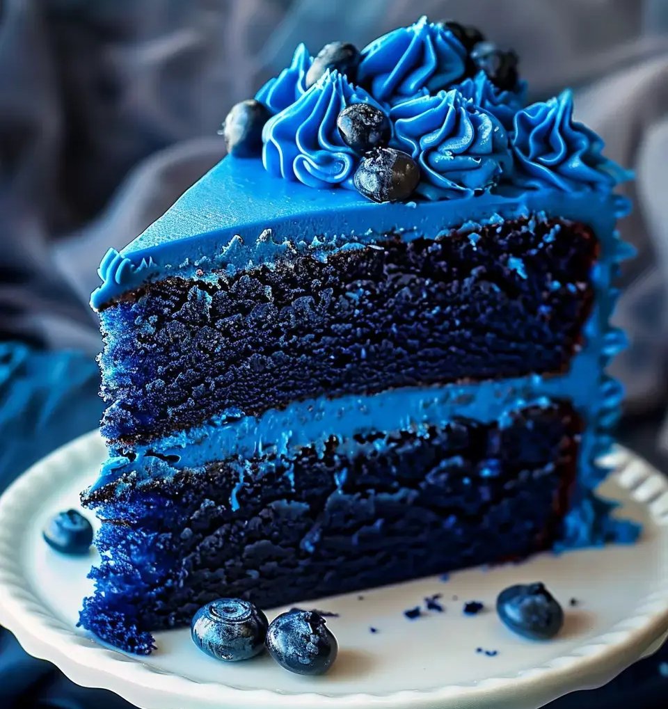 I'd say something like a veeeeery rich black and blue velvet cake. Most-likely one infused with espresso.☕️🥮