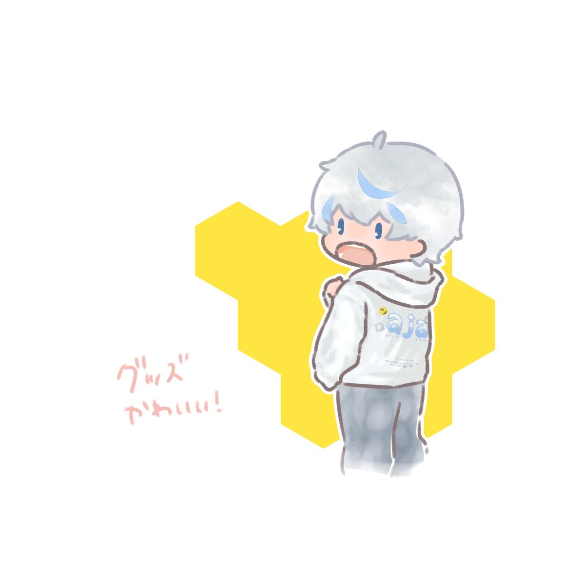 #ajart
フーディ背中のデザインかわいすぎる😍
届くの楽しみ〜！