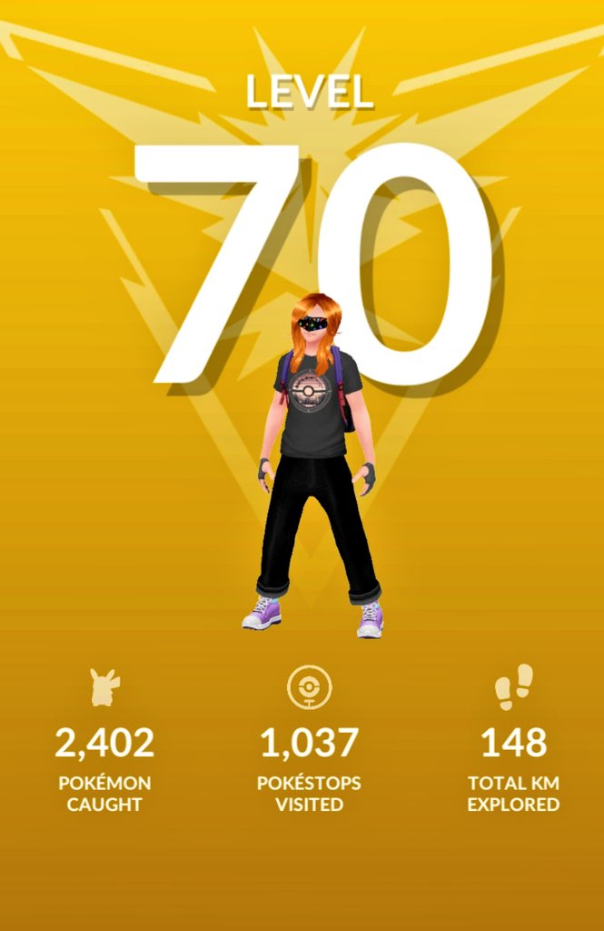 gYromAncY's tweet image. Quite a jump of levels this evening from the Pokémon GO level rebalance (49 to 70), and, a brand new (yet familiar) journey begins!

#PokémonGO #LevelRebalance #Level70 #PokémonGOApp