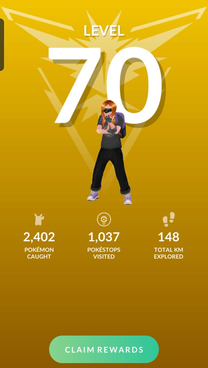 gYromAncY's tweet image. Quite a jump of levels this evening from the Pokémon GO level rebalance (49 to 70), and, a brand new (yet familiar) journey begins!

#PokémonGO #LevelRebalance #Level70 #PokémonGOApp