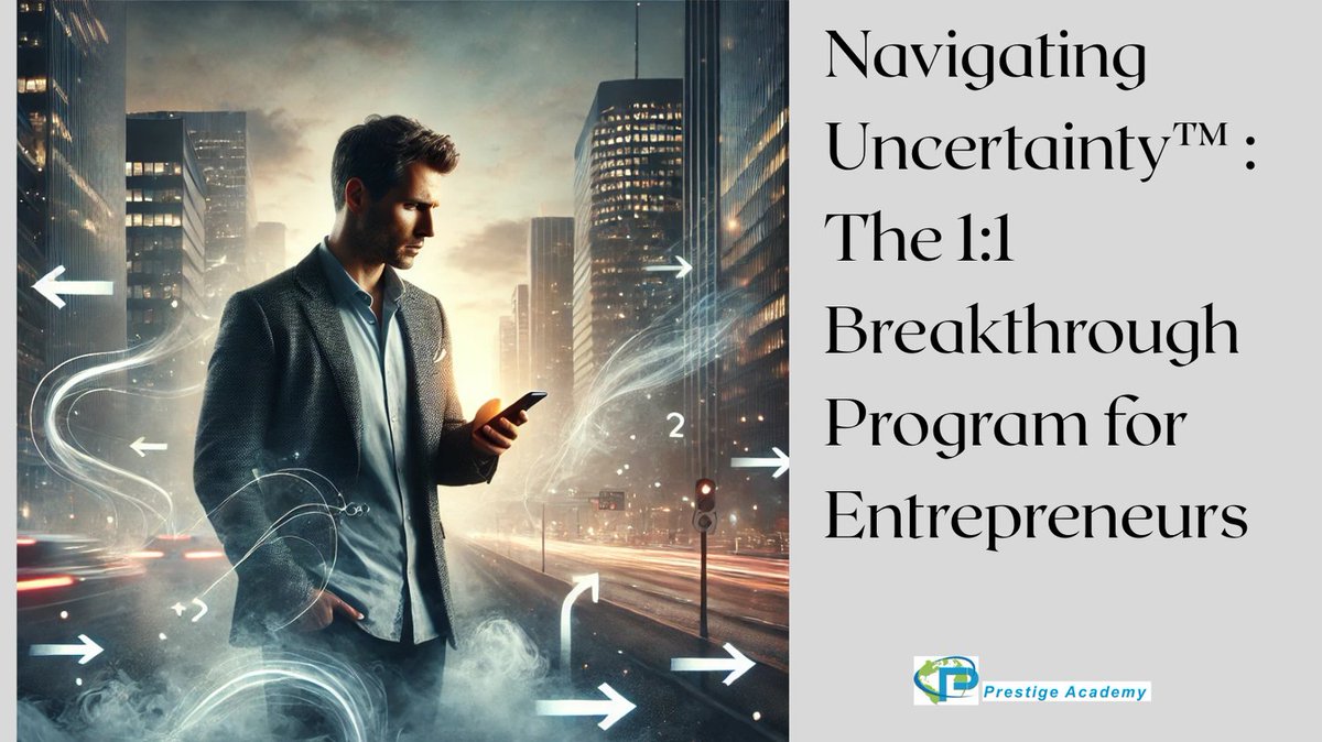 PrestigeCoachin's tweet image. How do you influence without authority? 

NU builds CIQ + PQ + VUCA so influence becomes impact. 🔗 tinyurl.com/NU-VUCA

#SmallBusinessLeadership #EntrepreneurResilience #NavigatingUncertainty