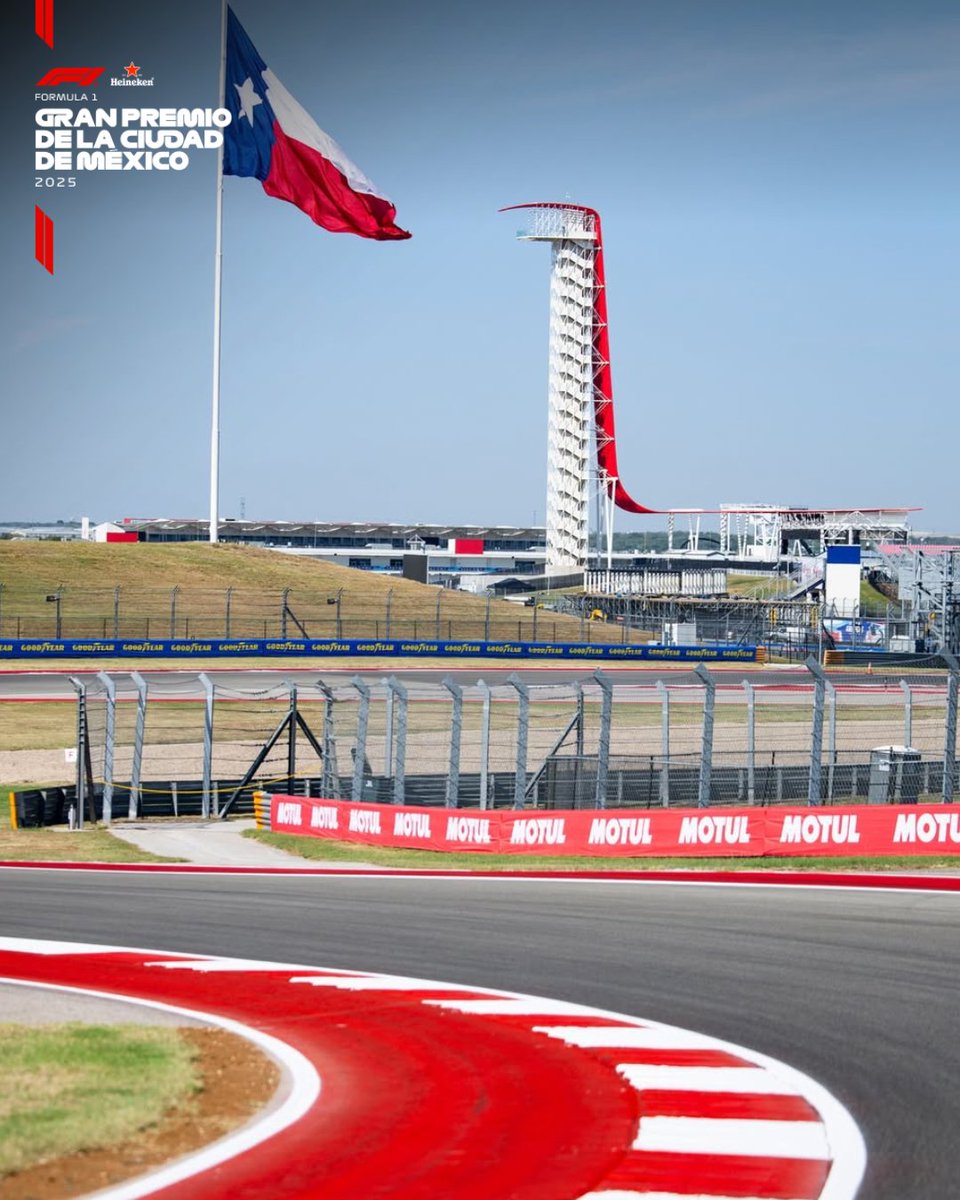mexicogp's tweet image. ¡Es semana de #USGP! 🇺🇸
@COTA está listo para recibir a F1 con su mezcla única de curvas técnicas y velocidad pura.

Así se ve el circuito desde las alturas, ¿listos para la acción? 🏎️🔥

📸: COTA