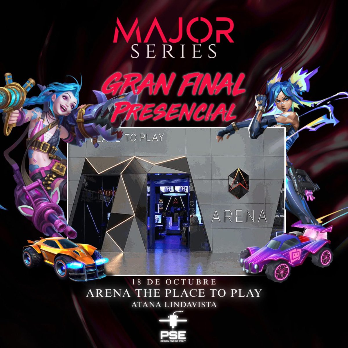 ¡La Gran Final Presencial de la Major Series es este Sábado 18 de Octubre! 🏆🎮
Acompáñanos desde las 10:30 AM en Arena The Place To Play (Artana Lindavista) para descubrir a los campeones de esta Major Series 

¡Trae tu cartel y apoya a tu equipo! ¡Nos vemos en la final! 😎🫵