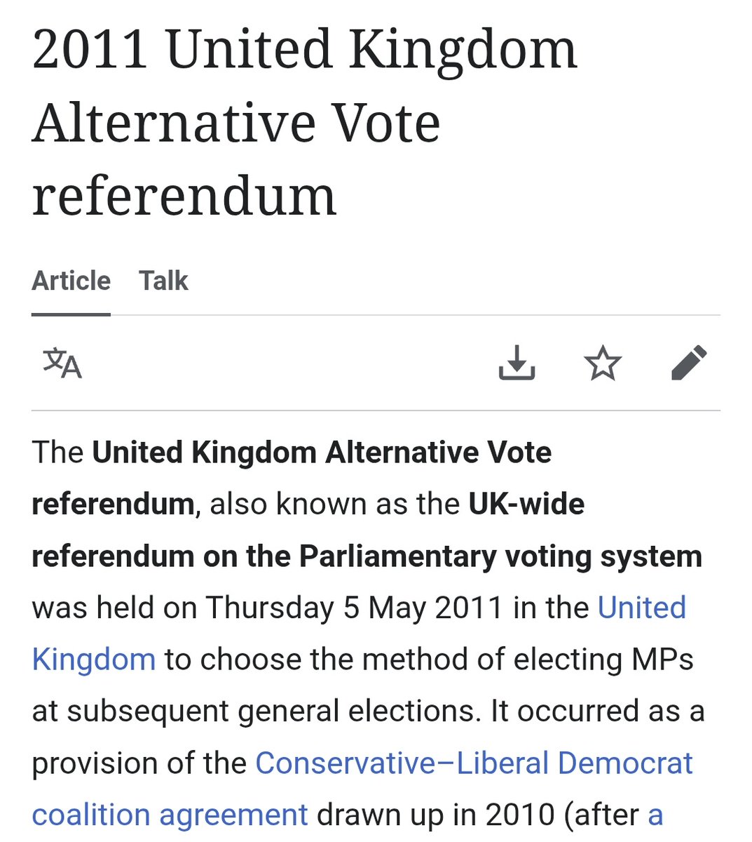 A British politics understander has logged on