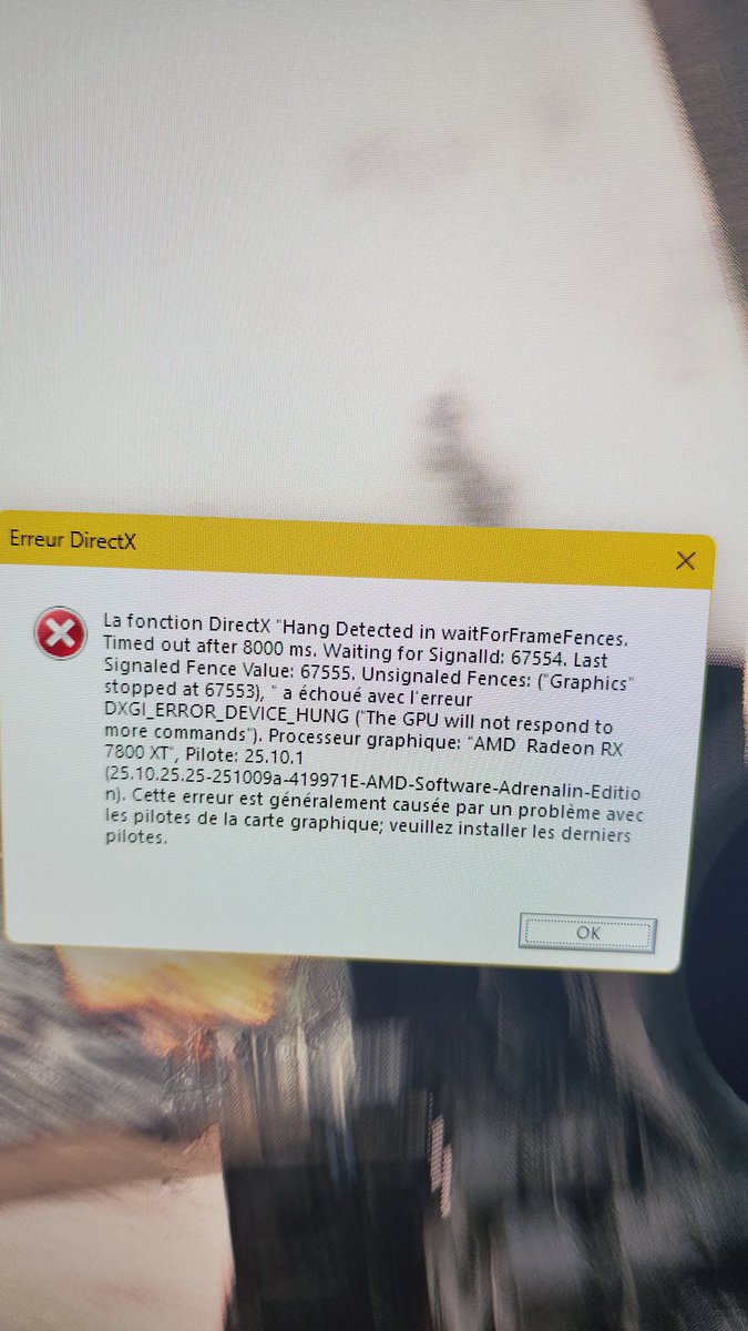 SimonHabotte's tweet photo. @AMD_France , pouvez-vous régler le problème svp? https://t.co/dAyNfmAnIl