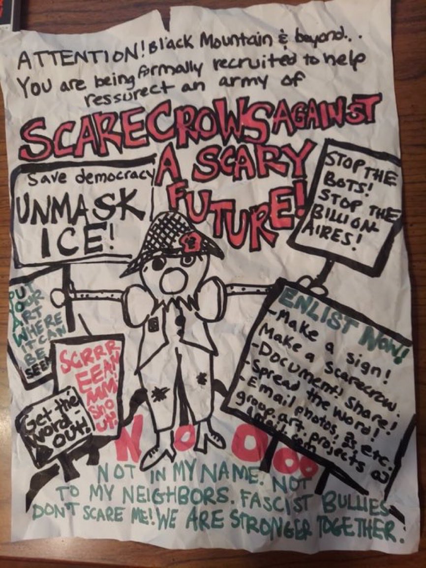 TheShawnHendrix's tweet image. Found in black mountain, NC. Where were these “anti” fascist when we were rebuilding???? Now they have time to make mental institution looking posters and rant and rave!