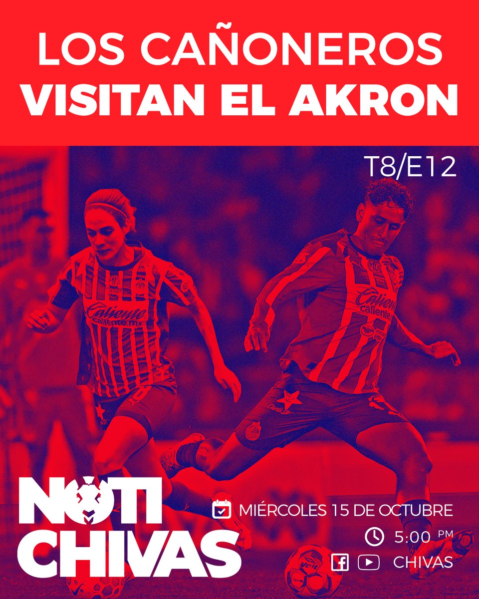 chivastvmx's tweet photo. ⌛️ ¡Se acerca la fase final del torneo y el Rebaño llega con todo! 🔥
🇲🇨 No te pierdas el #NOTICHIVAS en vivo a las 5:00 pm 👉 https://t.co/KZd2crchqA https://t.co/qfxQxpqyCb