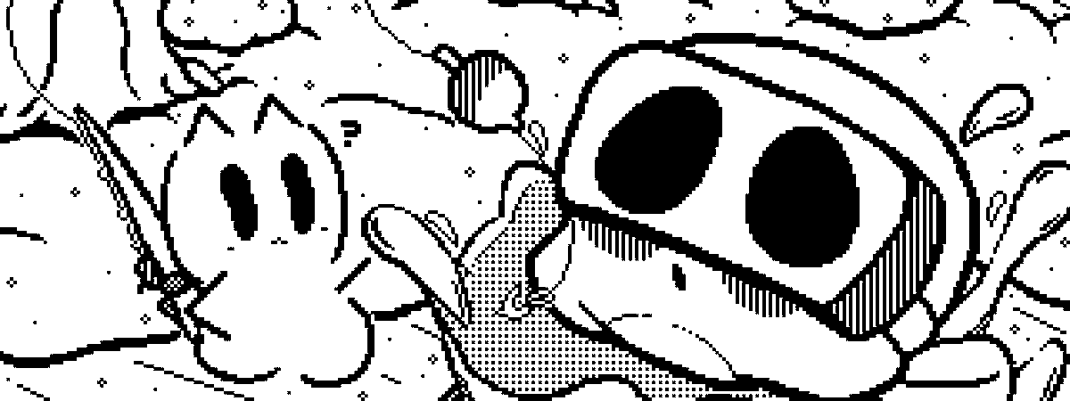 facelessdoesnt's tweet image. Catfishing. #art #oc #miiverse