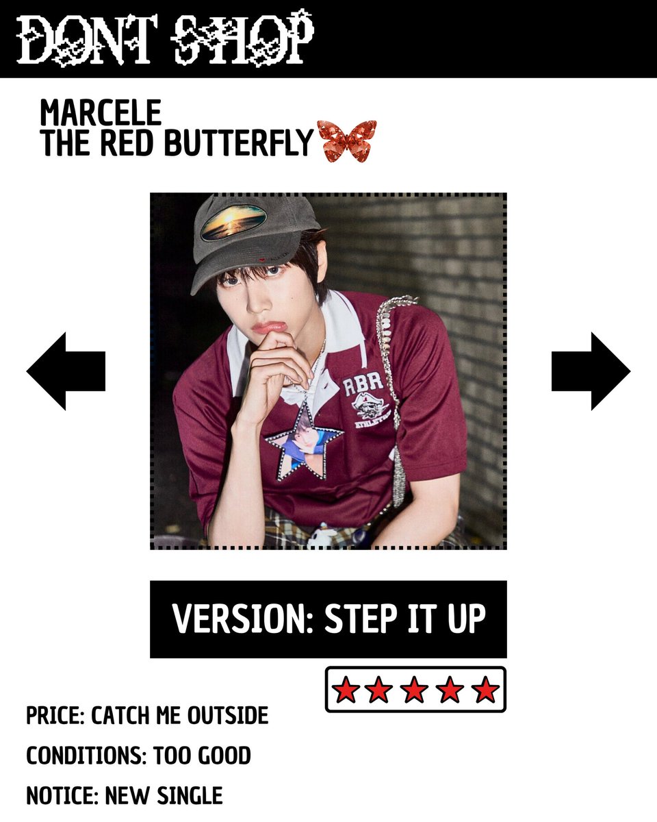 DONT | STEP IT UP [2nd Digital Single]

MARCELE 𝗗𝗢𝗡𝗧 𝗦𝗛𝗢𝗣 𝗣𝗔𝗚𝗘 💎 

➬ 17.10 | 19h
CHOOSE YOUR GEM;knowyourgem.carrd.co

#DONT #Npop #StepItUp <a href="/marcynpop/">Marcele (마르셀레)</a>