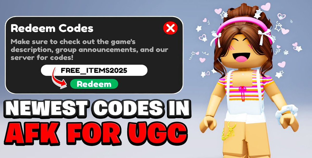 GameForceRoblox's tweet image. AFK for UGC Codes (October 2025) – New Codes: buff.ly/6l1IB41 | rewards idleness perfectly, granting one point per second to redeem daily UGC in a laid-back lobby...
Code Index: buff.ly/nUVAzUM
#AFKforUGC #RobloxAFK #UGCGame…