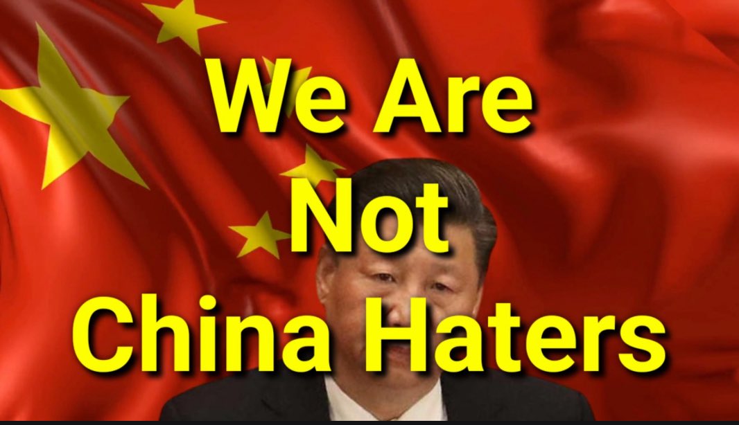 We are not China haters!
We know that there are nice and peaceful Chinese people.
But we rate Xi Jinping and the CCP as a big threat.

#China #XiJinping #CCP