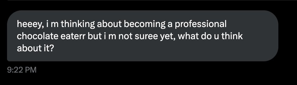 state of my DMs these days...