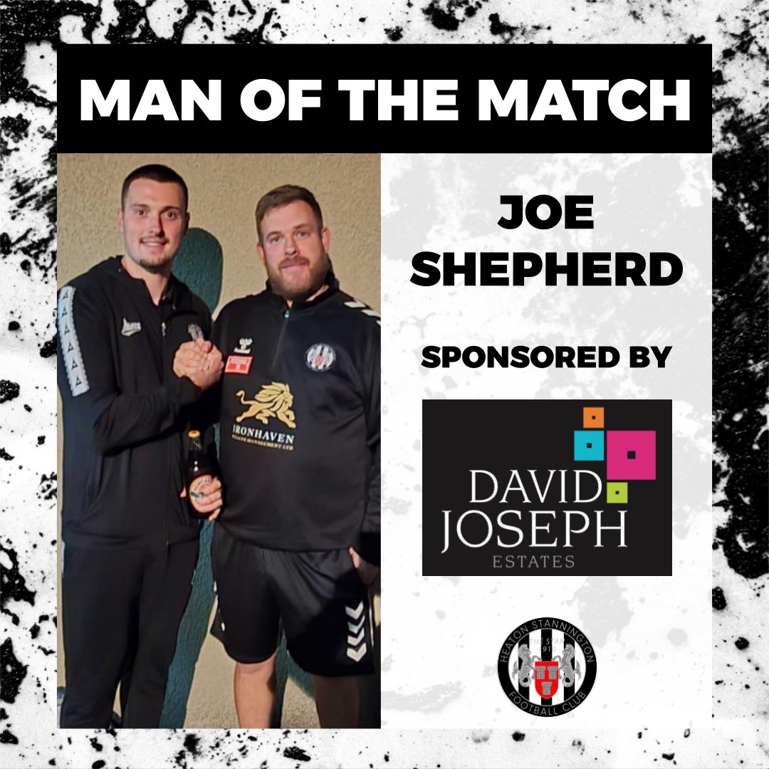 ⭐️MAN OF THE MATCH⭐️

As part of a solid defence that had to work hard to keep out a buzzy Aycliffe side, Shep takes the top honours tonight. 

Well done Shep!